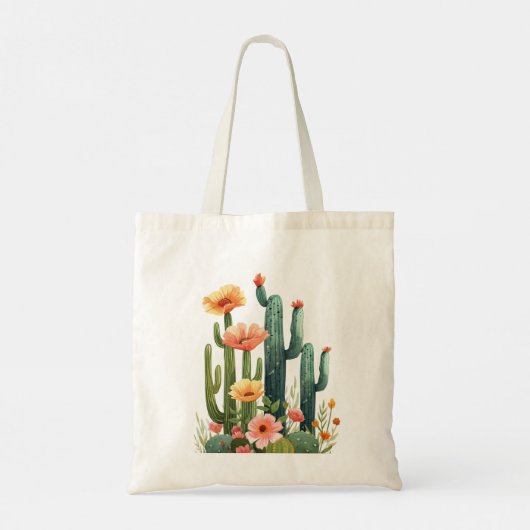 Eindfeest Cactus Meidenavondfeest Tote Bag (Achterkant)