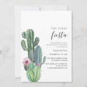 Eindfeest Cactus Vrouwenfeest Kaart (Voorkant)
