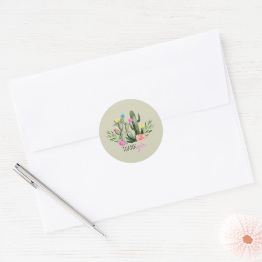Eindfeest Dank U Stickers (Envelop)