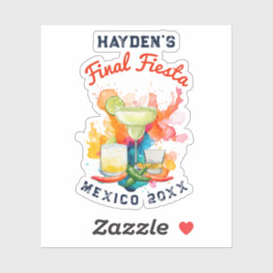 Eindfeest katerkit Mexico Margaritas Sticker