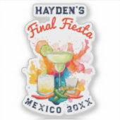 Eindfeest katerkit Mexico Margaritas Sticker (Voorkant)