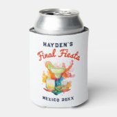 Eindfeest Meidenweekend Mexico Bruidsmeisjesreis Blikjeskoeler (Blikje Voorkant)