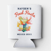 Eindfeest Meidenweekend Mexico Bruidsmeisjesreis Blikjeskoeler (Achterkant)