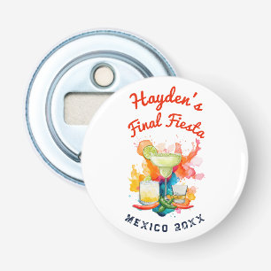 Eindfeest Meisjesweekend Mexico Bachelorette Button Flesopener