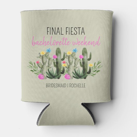 Eindfeest Persoonlijk Afscheidscadeau voor de Brui Blikjeskoeler (Voorkant)