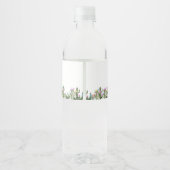 Eindfeest Persoonlijk Waterfleslabel Waterfles Etiket (Achterkant)