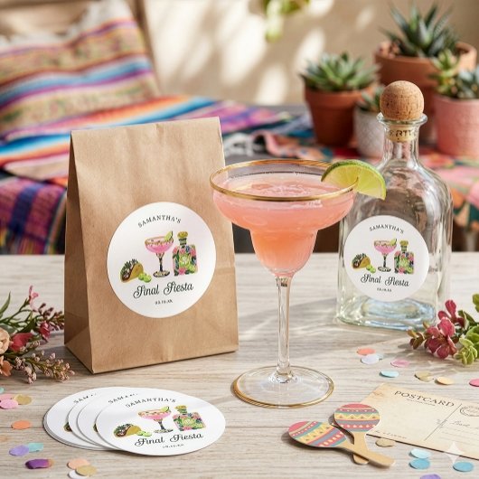 Eindfeest sticker | Trouwfeest favorietje