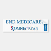 EINDGENEESMIDDEL! Romney/Ryan Bumpersticker (Voorkant)