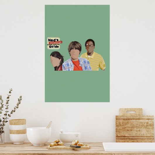 eindgids voor niet-geclassificeerde overlevingskan poster (Keuken)