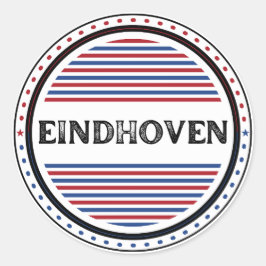 Eindhoven City Pride Embleem – Nederlandse identit Ronde Sticker