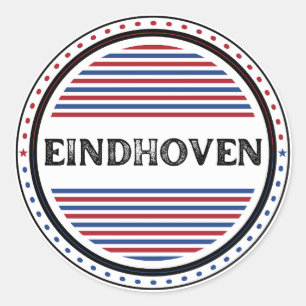 Eindhoven City Pride Embleem – Nederlandse identit Ronde Sticker