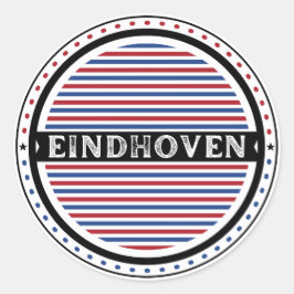 Eindhoven City Pride Emblem – Dutch Identity Ronde Sticker