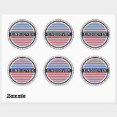 Eindhoven City Pride Emblem – Dutch Identity Ronde Sticker (Vel)