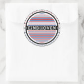 Eindhoven City Pride Emblem – Dutch Identity Ronde Sticker (Tas)