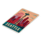 Eindhoven - Emerald City Skyline Magneet (Linkerzijde)