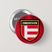 Eindhoven Flag Ronde Button 5,7 Cm (Voorkant /achterkant)