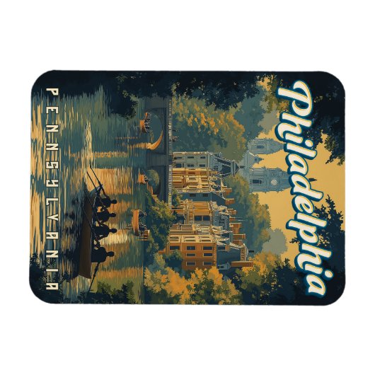 Eindhoven -  Pennsylvania Magneet (Horizontaal)