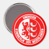 Eindhoven Round Emblem Magneet (Voorkant / Achterkant)