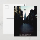 Eindhoven street & Catharinakerk, Nederland Briefkaart (Voorkant / Achterkant)