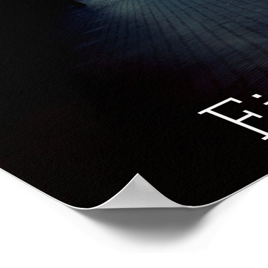 Eindhoven street & Catharinakerk, Nederland Poster (Hoek)