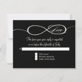 Eindige liefdeshuwelijken RSVP (Achterkant)