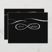 Eindige liefdeshuwelijken RSVP (Voorkant / Achterkant)