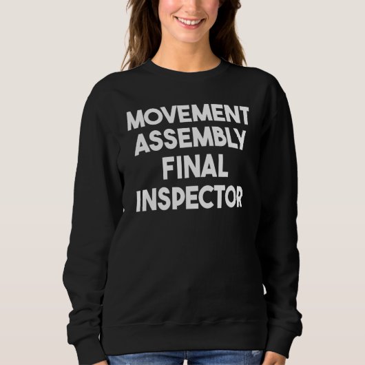 Eindinspecteur bewegingsmontage trui (Voorkant)