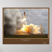 Eindlancering STS-134 Poster (Voorkant)