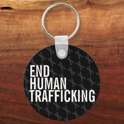 Eindmensenhandel Sleutelhanger (Voorkant)