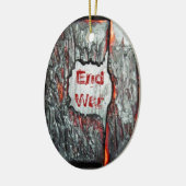 Eindoorlog Keramisch Ornament (Links)