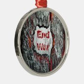Eindoorlog Metalen Ornament (Rechts)