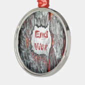 Eindoorlog Metalen Ornament (Links)