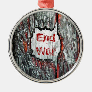Eindoorlog Metalen Ornament