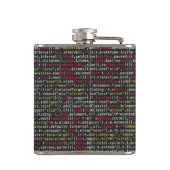 Eindpatroon van ontwikkelaar heupfles (Achterkant)