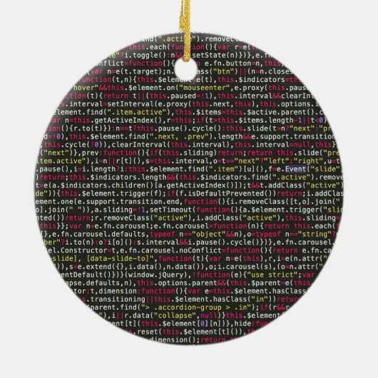 Eindpatroon van ontwikkelaar keramisch ornament (Achterkant)