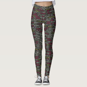 Eindpatroon van ontwikkelaar leggings