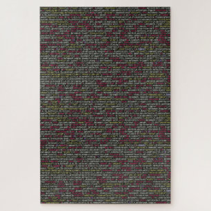 Eindpatroon van ontwikkelaar legpuzzel