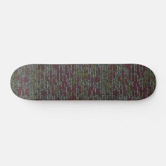 Eindpatroon van ontwikkelaar persoonlijk skateboard (Horizontaal)