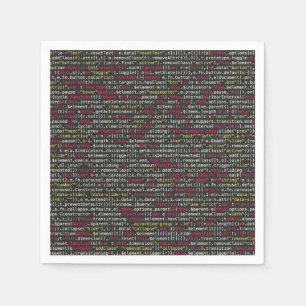 Eindpatroon van ontwikkelaar servet