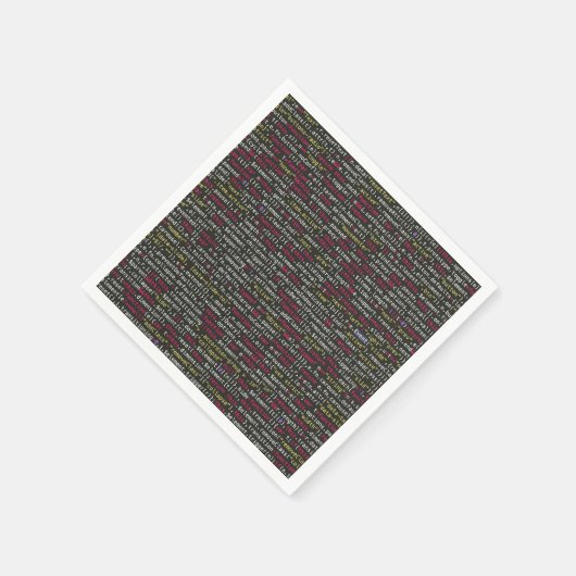 Eindpatroon van ontwikkelaar servet (Hoek)