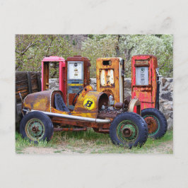 Eindpitstop van rackauto briefkaart