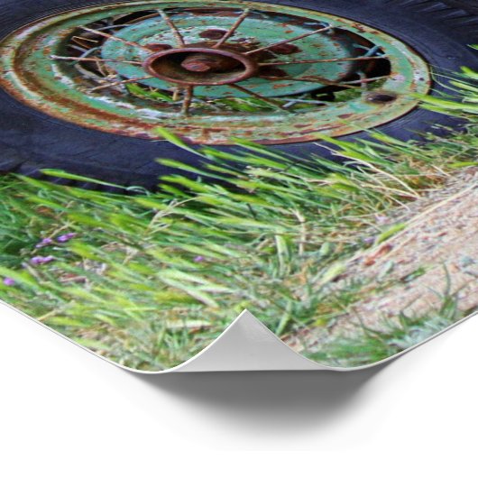 Eindpitstop van rackauto poster (Hoek)