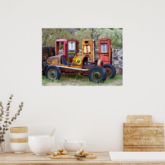 Eindpitstop van rackauto poster (Keuken)