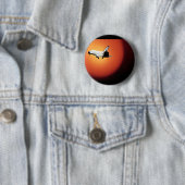 Eindprogramma Nasa Space Shuttle Ronde Button 5,7 Cm (In situ)