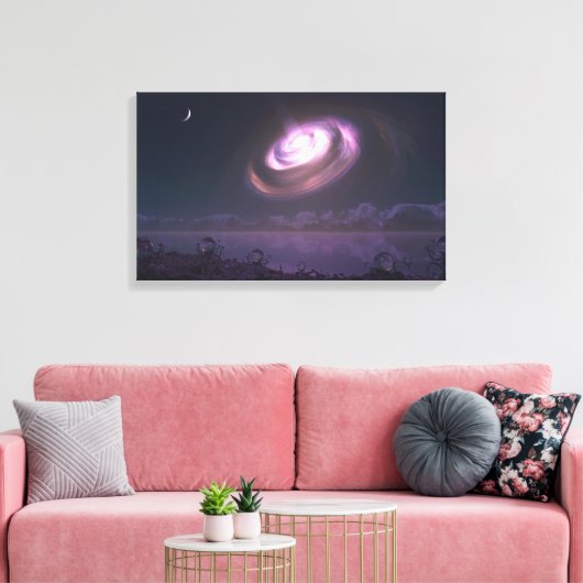 eindpunt canvas afdruk (Insitu (Woonkamer))