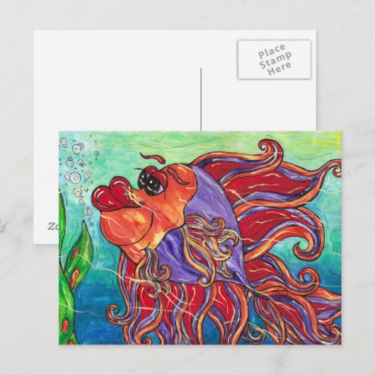 Eindpunt van het Briefkaart van de gevechten (Voorkant / Achterkant)