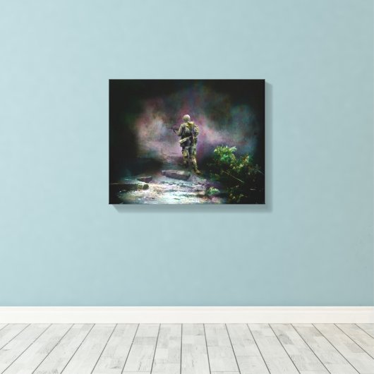 Eindreis Canvas Afdruk (Insitu (Houten vloer))