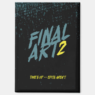 Eindresultaat - Magnet met vintage film poster par