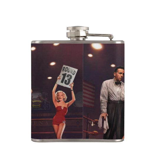 Eindronde 2 heupfles (Achterkant)