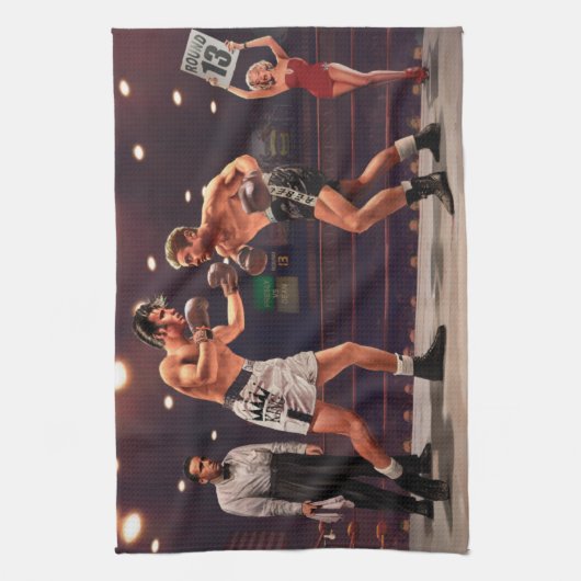 Eindronde 2 theedoek (Verticaal)